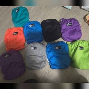 Funky Fluff Vibrant Cloth Diaper Covers Set